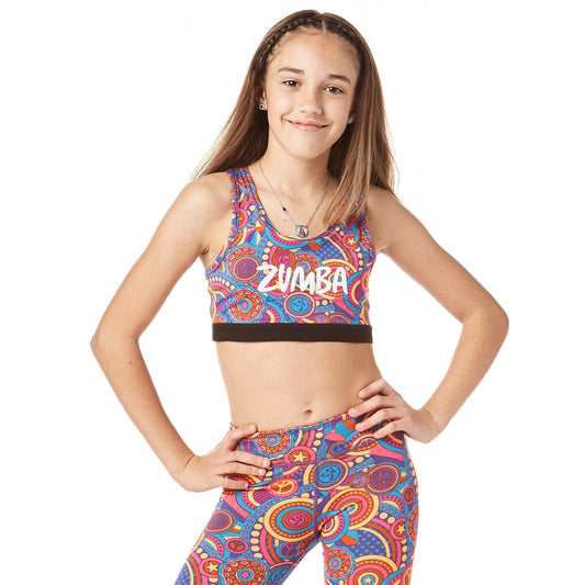 Zumba Peace Scoop Bra