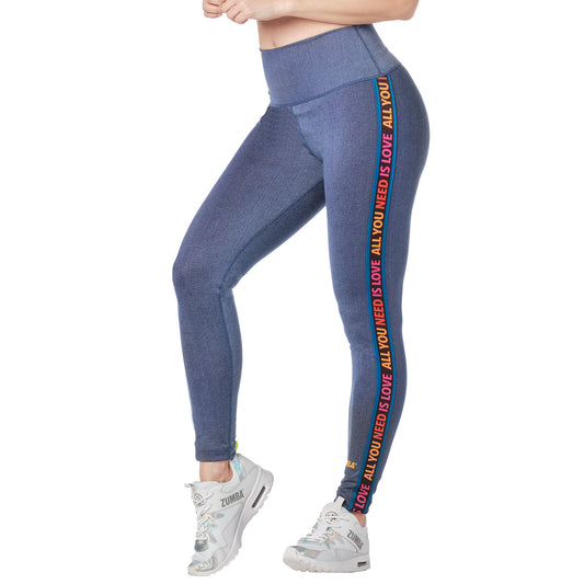 All You Need Is Love High Waisted Ankle Leggings