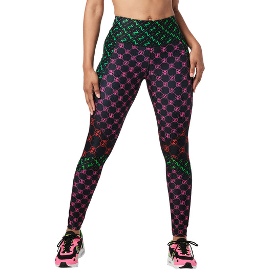 Zumba Style Panel Ankle Leggings