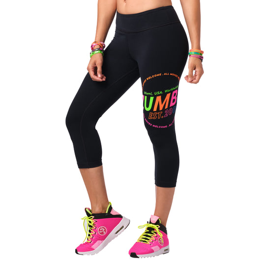 Zumba Happy Capri Leggings