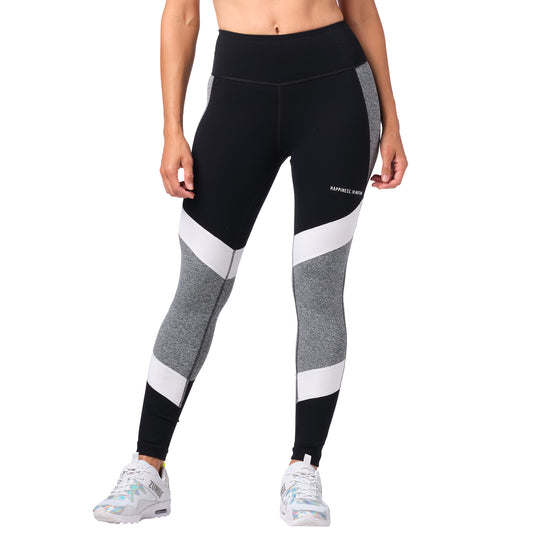 Zumba Happy Panel High Waisted Ankle Leggings