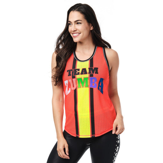 Team Zumba Mesh Tank