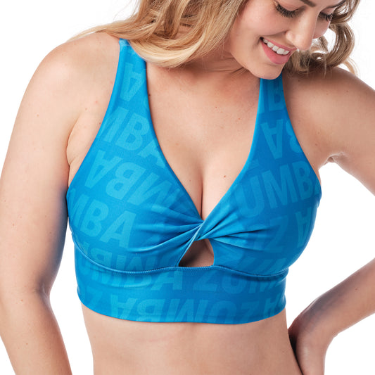 Zumba Twisted Front Bra