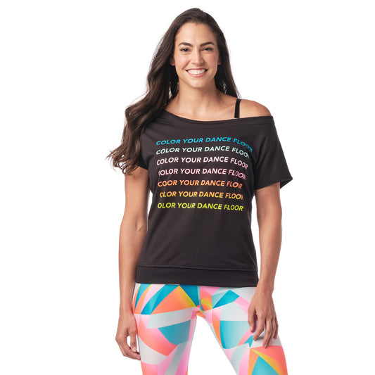 Color Your Dance Floor Boxy Top