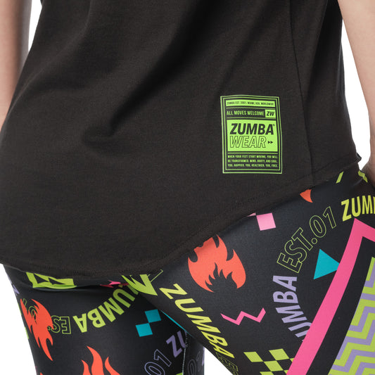 Zumba EST. 01 Cold Shoulder Top