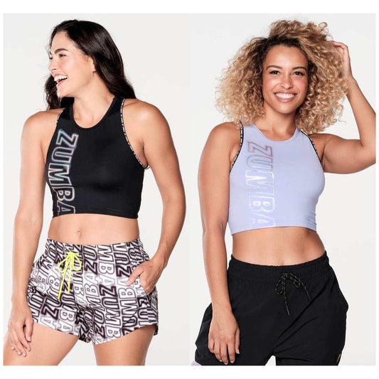 Zumba Futuristic Crop Tank