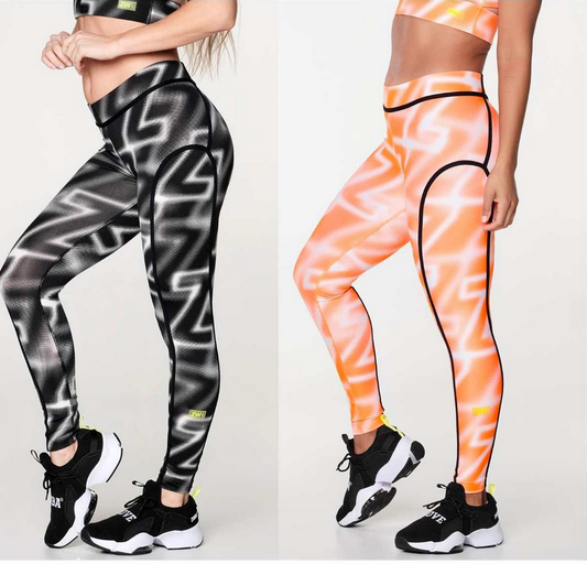 Zumba Energy Piped Ankle Leggings