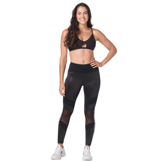 ZW High Waisted Panel Ankle Leggings