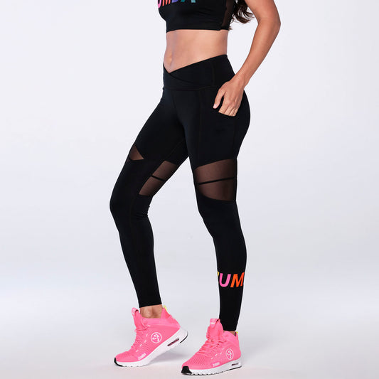 Zumba Crossover High Waisted Ankle Leggings
