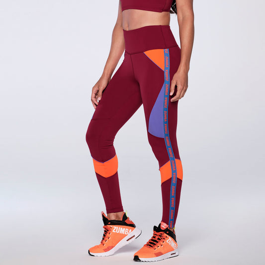 Zumba Core High Waisted Ankle Leggings