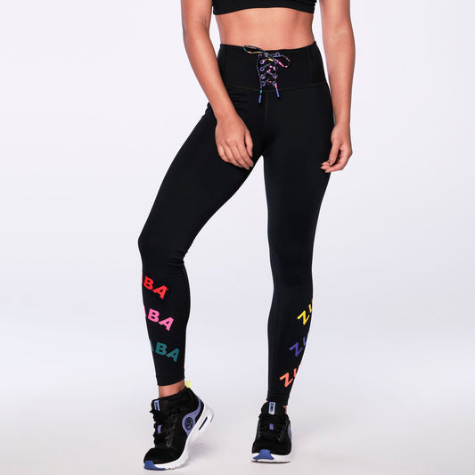 Fun & Sunshine High Waisted Lace Up Leggings
