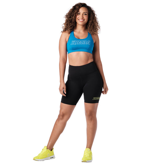 Zumba Essential High Waisted Biker Shorts