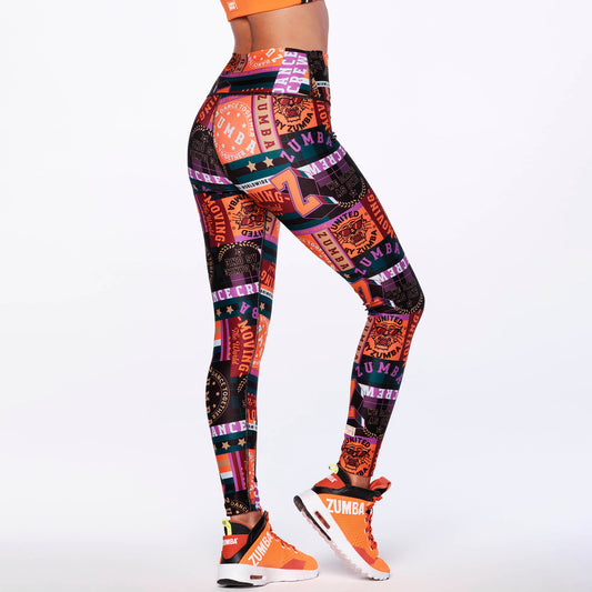 Zumba Stand Together High Waisted Ankle Leggings