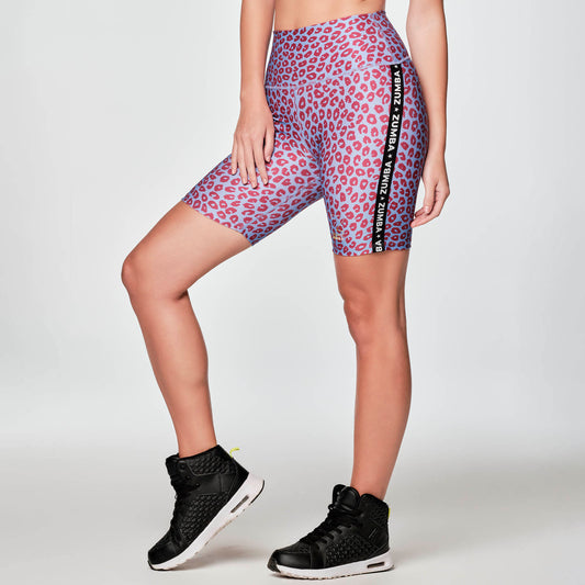 Skate Glam High Waisted Biker Shorts