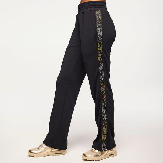 Zumba Runway Track Pants With Side Snaps