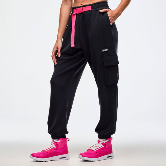 Sizzlin' Slouch Cargo Pants With Belt