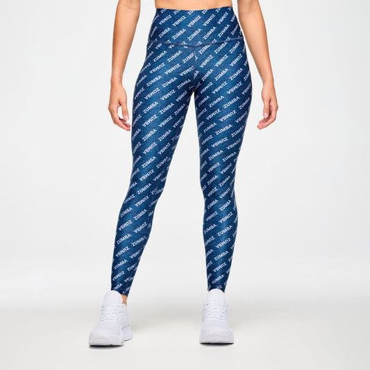 Blue Jean High Waisted Ankle Leggings