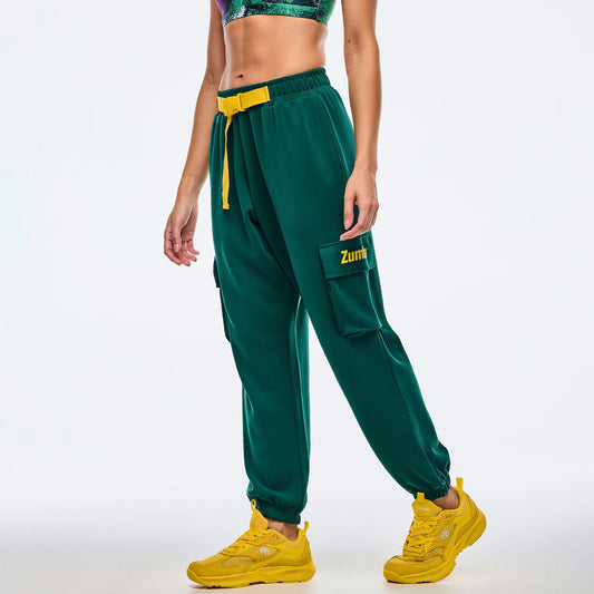 Apres Zumba Modal Slouch Cargo Pants With Belt