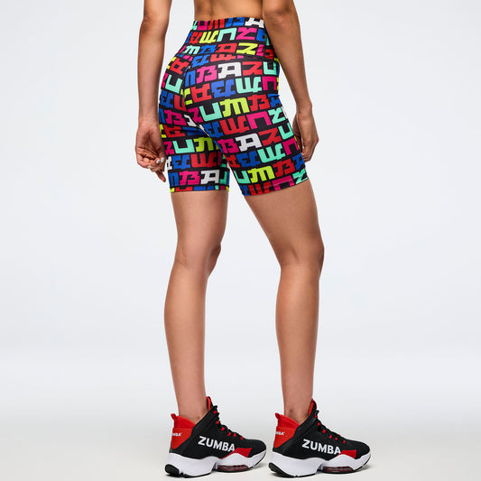 Eastern Flavor High Waisted Biker Shorts