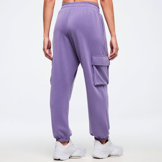 Pastel Modal Slouch Cargo Pants With Belt