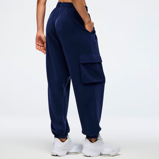 Apres Zumba Modal Slouch Cargo Pants - Indigo
