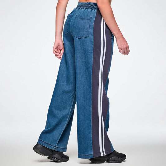 Jean Jamz Wide Leg Combo Pants