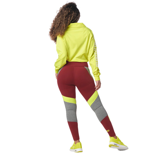 Zumba High Neck Crop Pullover