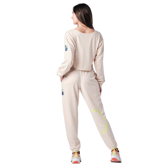 Dancing On Sunshine Crop Sweatshirt