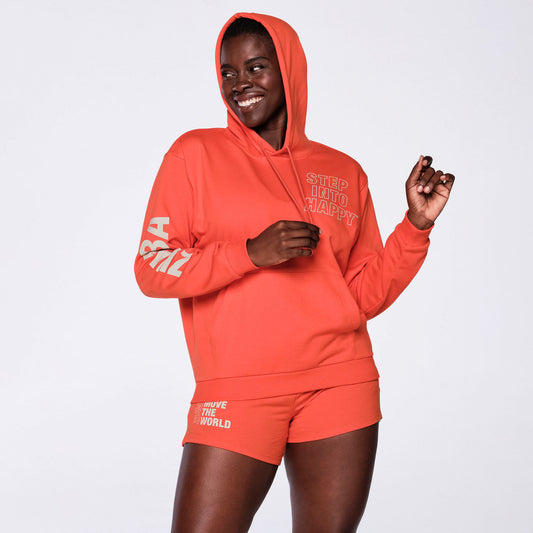 Step Into Happy Pullover Hoodie