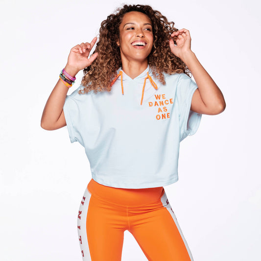 Zumbe We Dance As One Short Sleeve Hoodie