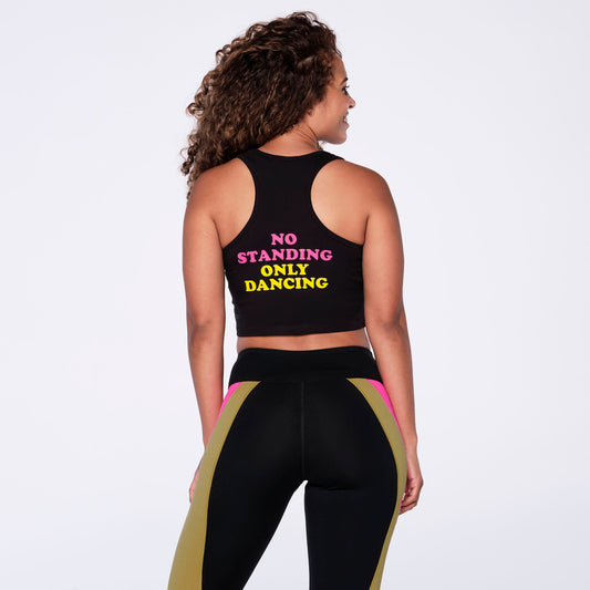 Zumba Instructor Crop Racerback