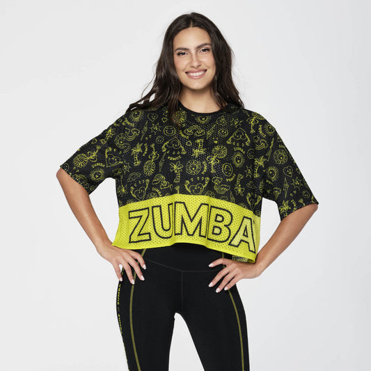 Zumba Mesh Crop Top