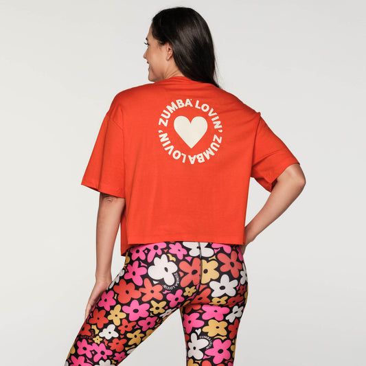 Zumba Lovin' Boxy Crop Top