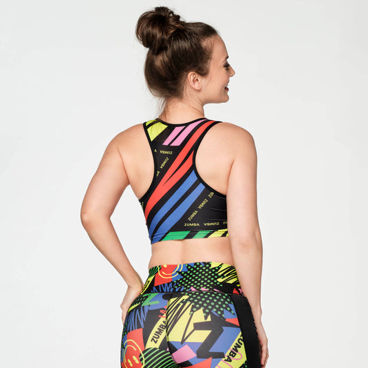 Zumba Happy Lace Up Bra