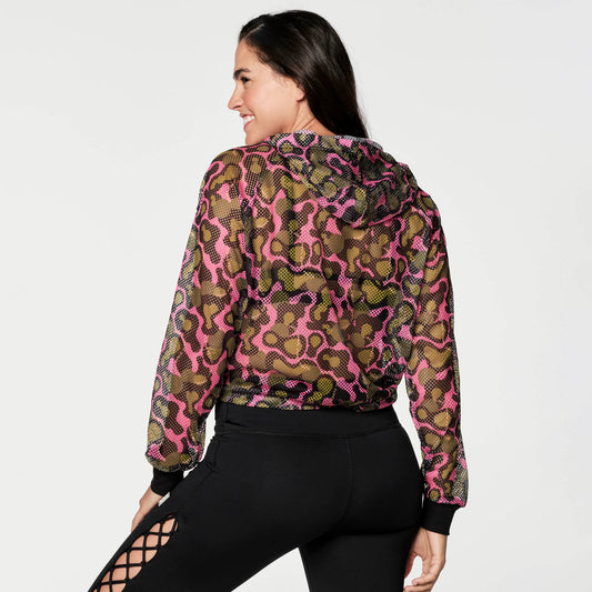 Zumba Move Mesh Pullover Hoodie