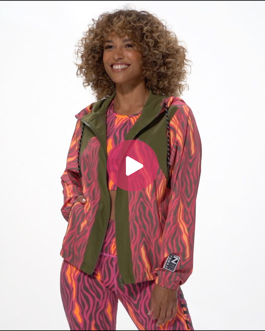 Zumba Chillin' Zip-Up Track Jacket