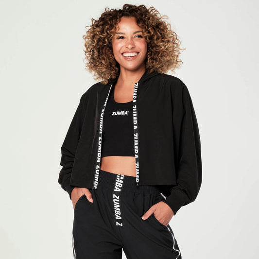 Creatives Unite Zip-Up Crop Jacket