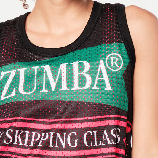 Zumba Prep Basketball Tank - Bold Black