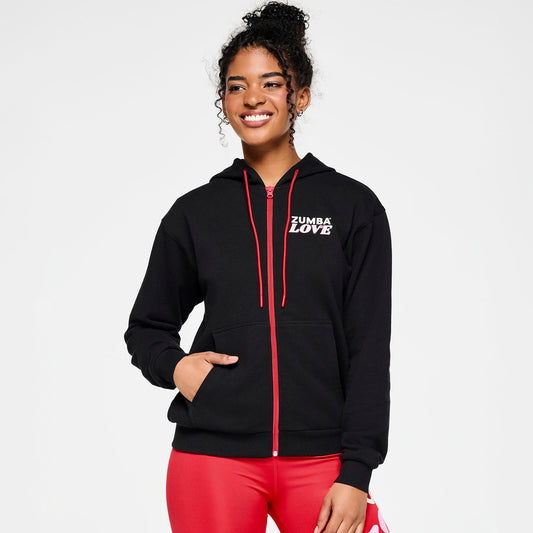 Zumba Love Zip Up Hoodie