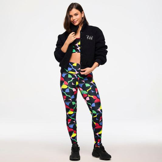 Zumba Haus High Neck Sherpa Jacket