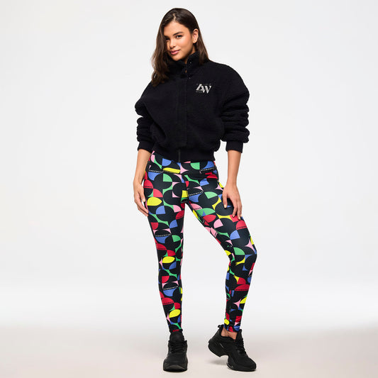 Zumba Haus High Neck Sherpa Jacket