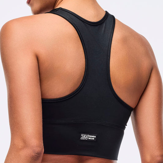 Zumba Libre Shiny Longline Ruched Bra