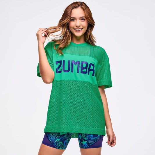 Zumba Libre Boxy Mesh Top