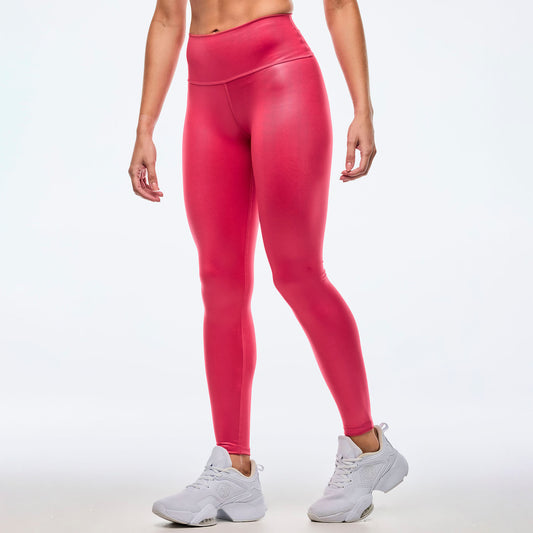 Apres Zumba Shiny High Waisted Ankle Leggings