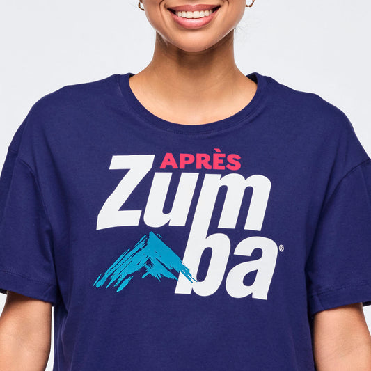 Apres Zumba Crew Neck Crop Top