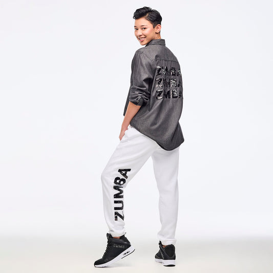Zumba Sparkle Button Down