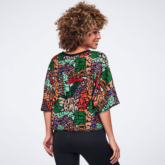 Wildbeat Boxy Dolman Crop Top