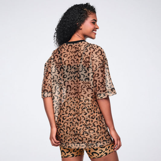 Zumba Wildbeat Oversized Mesh Top