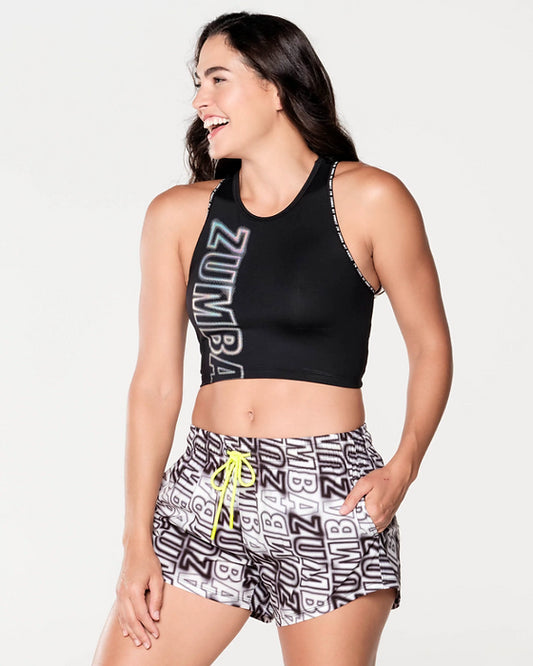 Zumba Futuristic Crop Tank