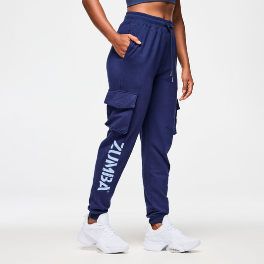 Blue Jean Men's Knit Denim Cargo Pants